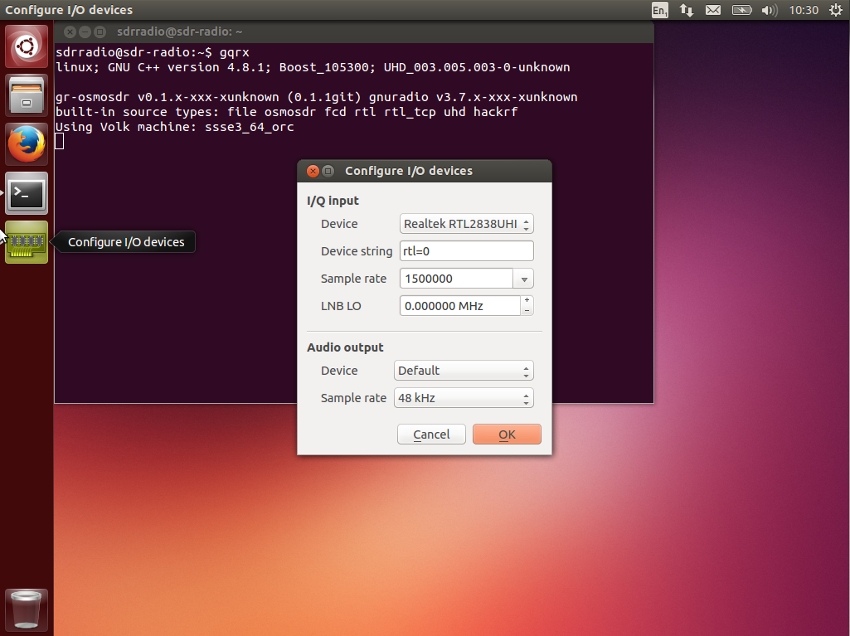 ISkywave Linux:SDR para Linux ubuntu